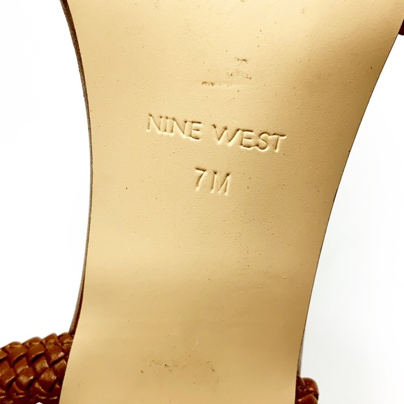 Nine West Gwenny Block Block Heel Sandals 7M - Picture 9 of 10